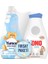 Doğal Özler Konsantre Yumuşatıcı Bebek 1200 ml + Omo Bebek Sıvı Deterjan 900 ml 1