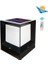 15 x 19 Cm, 30 Watt, Kumandalı, Güneş Enerjili ve E27 Duylu, 3 Işık Modlu Solar Küp Bahçe Armatürü 2