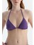 Mor Üçgen Küçük Bikini Üst 5