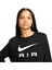Air Fleece Kadın Siyah Günlük Stil Uzun Kollu Sweatshirt DV8054-010 3