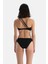 Siyah Tek Omuz Bikini Üst 2