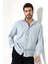 Erkek Büyük Beden Gabardin Gömlek – Slim Fit, Rahat Kesim, Çıtçıtlı, Şık ve Spor Gömlek 3