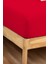 Penye Lastikli Çarşaf Pamuklu Jersey Battal Kişilik 180 x 200 cm Bordo 2