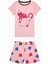 Kız Çocuk Meowberry Çok Renkli 2li Pijama Takımı 3