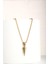 GEOMETRIC TRIANGLE GOLD TİTANYUM KOLYE 1