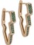 Lightning Earrings With Stones 1