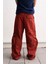 Soluk Efektli Kargo Bordo Pantolon 2