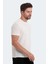 Velvel Erkek Tişört Beyaz ST14TE097-000 3