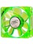 Deepcool Xfan 80G/B Yesıl Uzerıne Mavı Ledlı Kasa Fanı 80MM 1