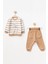 Erkek Bebek At Nakışlı Sweatshirt Pantolon 2 'li Alt Üst Bebek Takımı 3 Ay - 36 Ay 1