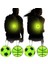 5/20PCS Futbol Yansıtıcı Anahtarlık Gece Güvenliği Anahtarlık Çantalar Için Sırt Çantası Kolye Reflektör Şeyler Için Trafik Securi Renk: Karışık / Boyut: 10 Adet (Yurt Dışından) 1