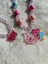 Kız Çocuk Hello Kitty Figürlü Lastikli Sim Payetli Boncuk Kolye Kelebekli Parlak Bileklik Kolye Seti 5