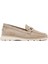 Kadın Bej Toka Detaylı Süet Deri Comfort Loafer 25SFD153710 1