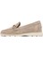 Kadın Bej Toka Detaylı Süet Deri Comfort Loafer 25SFD153710 2