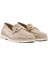 Kadın Bej Toka Detaylı Süet Deri Comfort Loafer 25SFD153710 3