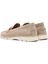 Kadın Bej Toka Detaylı Süet Deri Comfort Loafer 25SFD153710 5