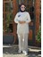 Nurcan Çetin Pantolonlu Takım 25449 Mavi 1