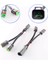 4x Y Tipi Deutsch Dt Dtp 2 Pin Soket Adaptörü LED Pod Çalışma Işığı Güçlendirme Konnektörleri Kablo Demeti (Yurt Dışından) 4