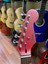 3 Sıngle Kırmızı Elektro Gitar-Kılıf Kablo Pena Dahil 5