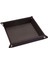 Masaüstü Organizer Düzenleyici Deri Dekoratif Sepet Kare Desktop Organizer Rainbow Vegan 16,5X16,5 cm 1
