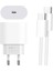 20 Watt Type-C Şarj Başlık Adaptörü + Kablo Seti (Apple 15 Pro-Promax Uyumlu) (4172) 1