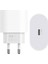 20 Watt Type-C Şarj Başlık Adaptörü + Kablo Seti (Apple 15 Pro-Promax Uyumlu) (4172) 2
