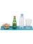 Bardak Altlığı Şişelik ve Çerezlik Masaüstü Coaster Bottle And Snack Holder Rainbow Vegan 9,5X42 cm 2