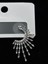 Xupıng Jewelry Zirkon Taşlı Gümüş İşın Küpe 3