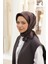 Acı Kahve Silk Home Shiny Eşarp 2