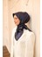 Lacivert Silk Home Shiny Eşarp 4