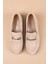 Akpan Kadın Vizon Süet Loafer PC-54169 5