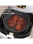 Menashop Katlanabilir Airfryer Pişirme Kabı, Silikon Pişirme Kalıbı, 6 Litreye Kadar Tüm Cihazlara Uygun (1 Adet) (Siyah) 3