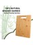 Home Bambu Kesme Tahtası, Çok Amaçlı Doğrama Tahtası, Et, Ekmek, Balık, Sebze ve Meyve Için Kesim Panosu, Yıkanabilir ve Dayanıklı Mutfak Aksesuarı (22X32 Cm) 2