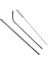 Paslanmaz Çelik Pipet, Temizleme Fırçası, Metal Pipet 2'li 1