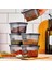 Adet Square Antrasit Etiketli Baharatlık Takımı - 550 ml - 6'lı Kare 0.55 Lt 2