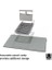 Menashop Udry Bulaşık Rafı, Lavabo ve Mikrofiber Damlama Matı, Katlanabilir, Yer Tasarruflu ve Kolay Saklanabilir, Antrasit, 51 x 57 x 17 3