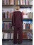 Acı Kahve Atkılı Tunik & Bol Paça Pantolon Takım 5