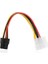 DK-CB-P103 4pin-6pin Pcı-Ex Dönüştürücü Sata Power Kablosu 3