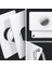 Menashop Airtag Kılıf Air Fit Kart Tipi White - AMP01835 2