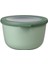 - Multi Bowl Cirqula Round - Kapaklı Saklama Kabı - Buzdolabı Için Hava Geçirmez Saklama Kutusu ve Mikrodalga Fırın Kabı Olarak Uygundur - 1000 ml - Nordic Sage 1