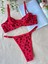 Kırmızı Özel Seri Love Kalpli Bralet Sütyen& Tanga Iç Çamaşır Takım, Seksii, Fantezii, Sevgili, Çeyiz, Yıl Dönümü 3