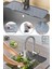 Menashop Pratik Musluk Matı Mutfak ve Banyo Koruyucu Musluk ve Lavabo Matı Musluk Tezgah Evye Üstü Su Tutucu 3