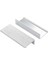 Spring Dolap Kulpları Mutfak Dolap Donanımı Alüminyum Alaşımlı Dolap Kenar Kulpu Parmak Kulpu 96MM Arası, 4'lü Paket, Gümüş 1