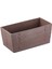 Menashop UV-1013-2 Ahşap Desen Vazo 1