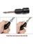 3 Adet 1/4 Bit Lokma Adaptörü, 1/2 Dört Köşe Tahrik (1,3 Cm) 1/4 Altıgen Şaft (0,6 Cm) Hızlı Gergi 3