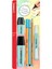 - Kalem Seti - Tek Pastel Renk - 6'lı Set - Mavi 1