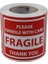 Etiketler , Hazır Al Hızlı Al Fragile Roll Label 70MM x 80MM 250 Pcs "please Handle With Care Thank You" Coated Stickers 3