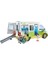 City Life 71329 Okul Otobüsü, Sürgülü Kapılı Büyük Okul Otobüsü, Tekerlekli Sandalye Için Katlanabilir Rampa ve 5 Figür Için Yer, 4 Yaşından Büyük Çocuklar Için Oyuncak 3