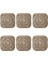 Concept Ephesus Kare Tabak Seti 17 cm - 6'lı 3