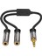 - 3,5 mm Y Adaptörü ve Jak Ayırıcı ve Aux Dağıtıcı (1 × 3,5 mm Fiş - 2 × 3,5 mm Soket, Iki Kulaklığı Bir Akıllı Telefona/tablete/dizüstü Bilgisayara Bağlayın, Stereo, 10 Cm, Siyah) 1